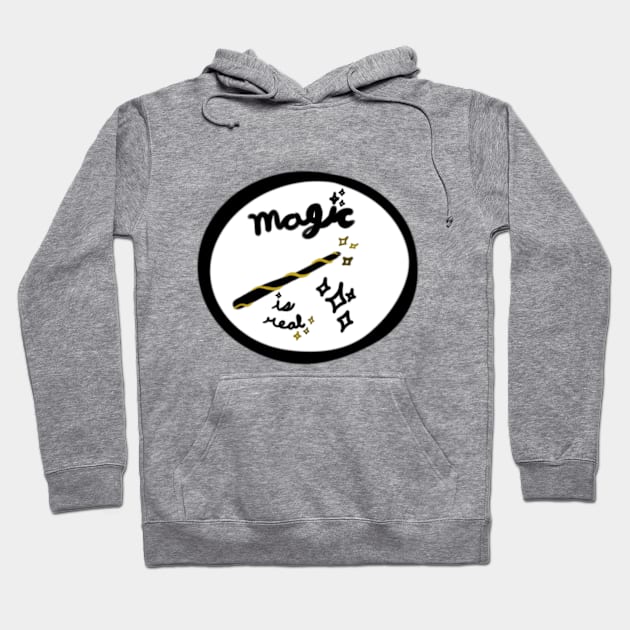 Magic is Real Hoodie by LightfootCreatives